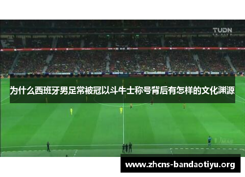 为什么西班牙男足常被冠以斗牛士称号背后有怎样的文化渊源 为什么西班牙男足常被冠以斗牛士称号背后有怎样的文化渊源